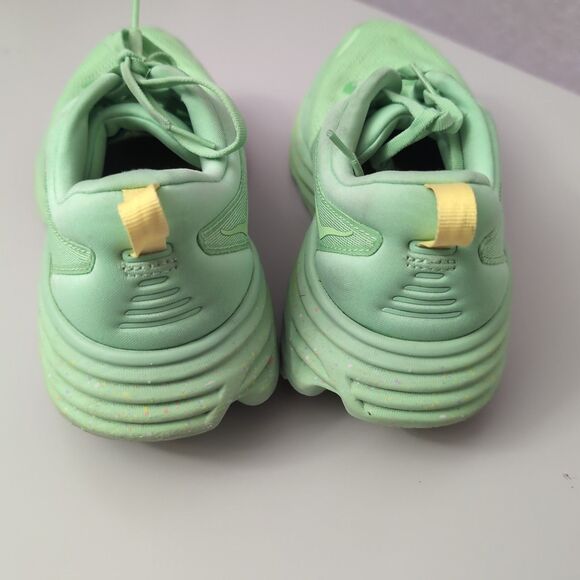Hoka Bondi 8 Shoes Mens Size 9.5 D Lime Glow Sneakers Hoka One One main image 6